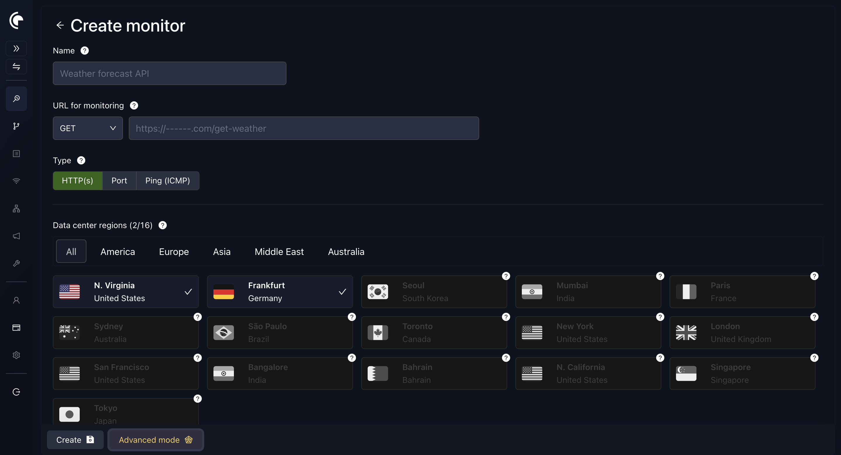 Dashboard preview